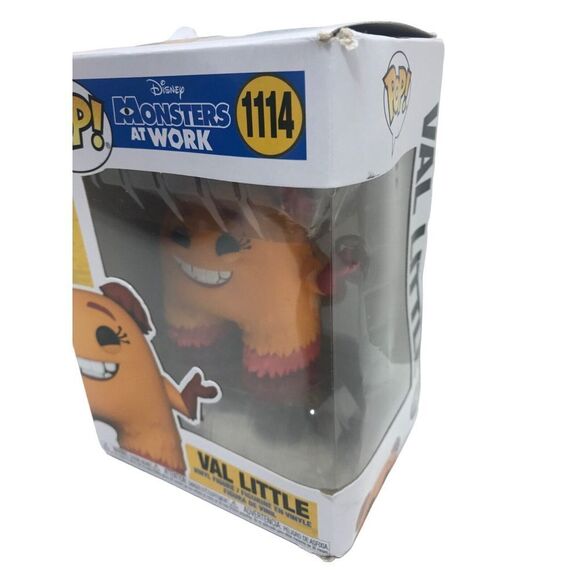 Funko Pop Disney Monsters at work Val Little 1114 vinyl‎ figure new box damage - Picture 14 of 14